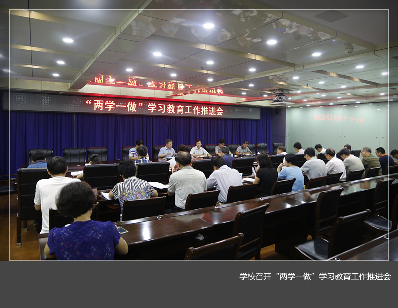 学校召开“两学一做”学习教育工作推进会
